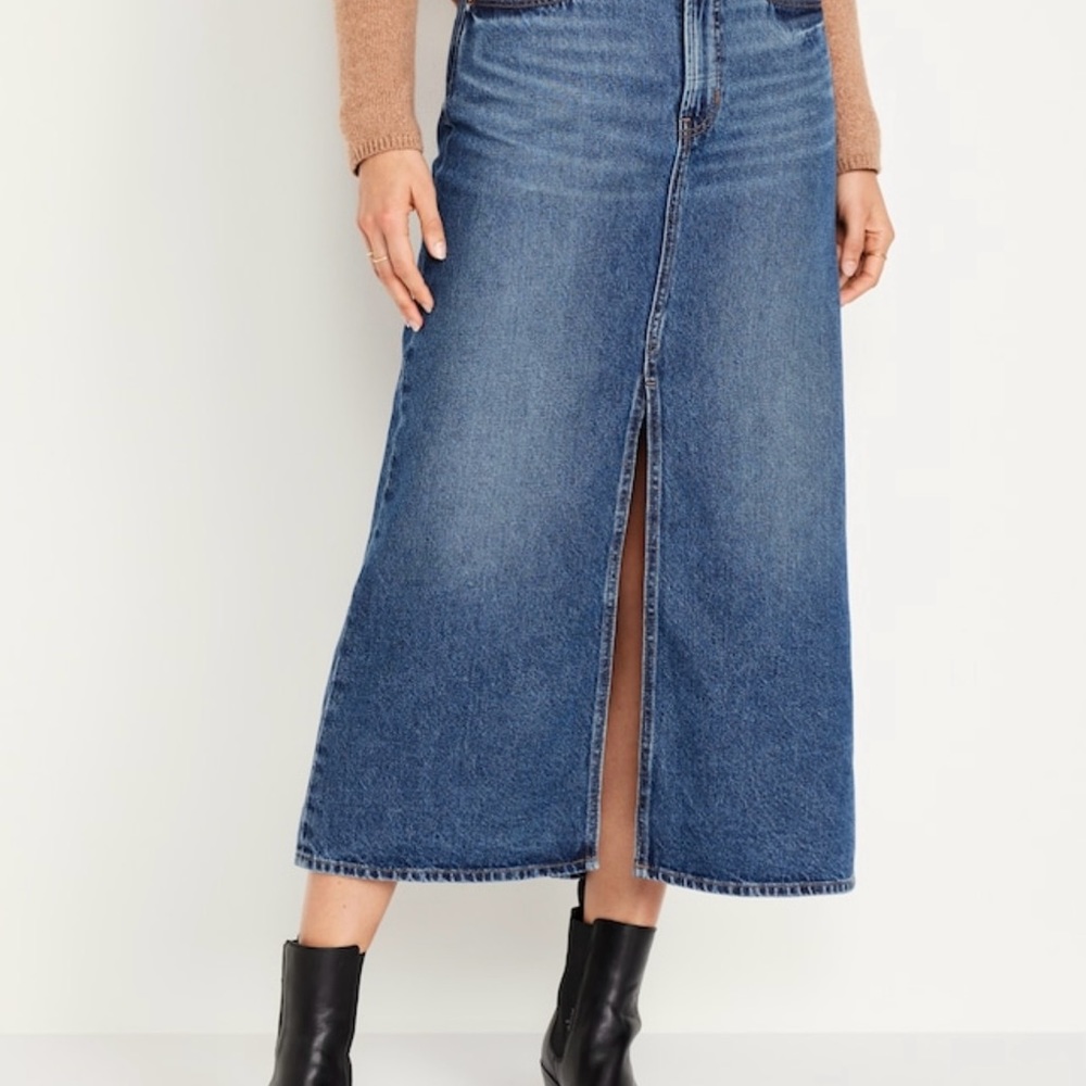 Plus size Old Navy jean skirt